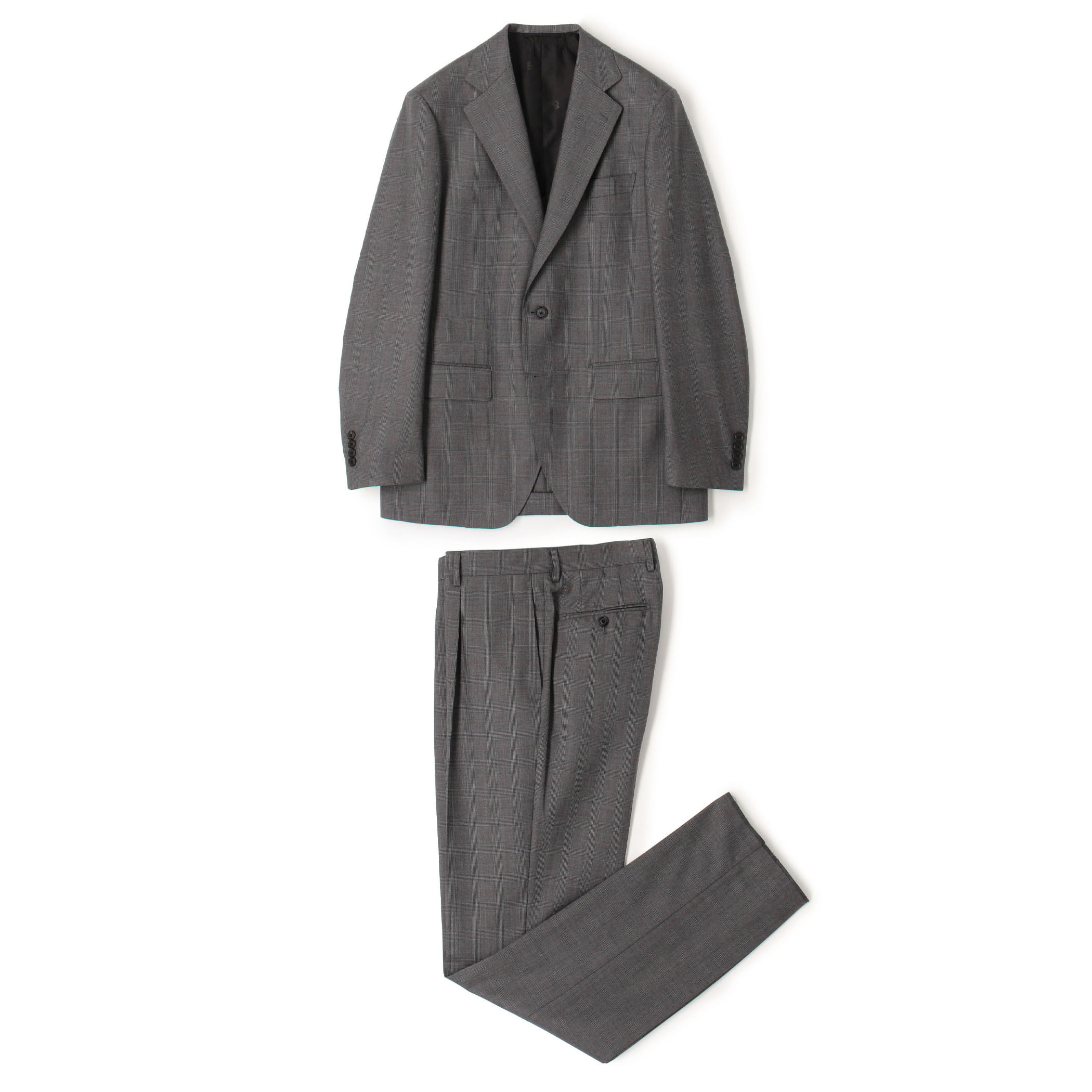 15 POINT 7 ウール シングルブレステッド 2Bスーツ DORMEUIL