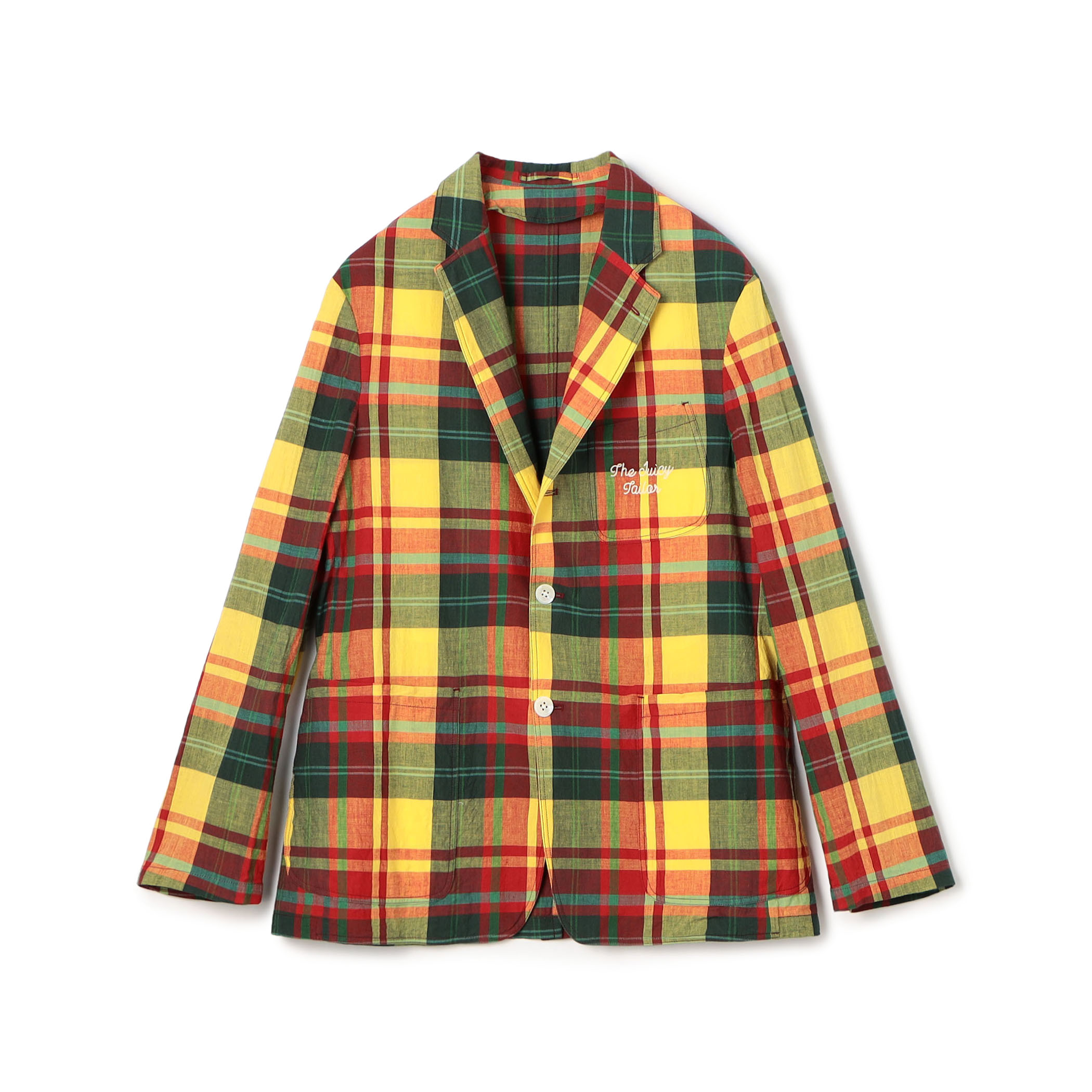 Mai Tai by MAISON et VOYAGE コットン インドマドラス シャツジャケット