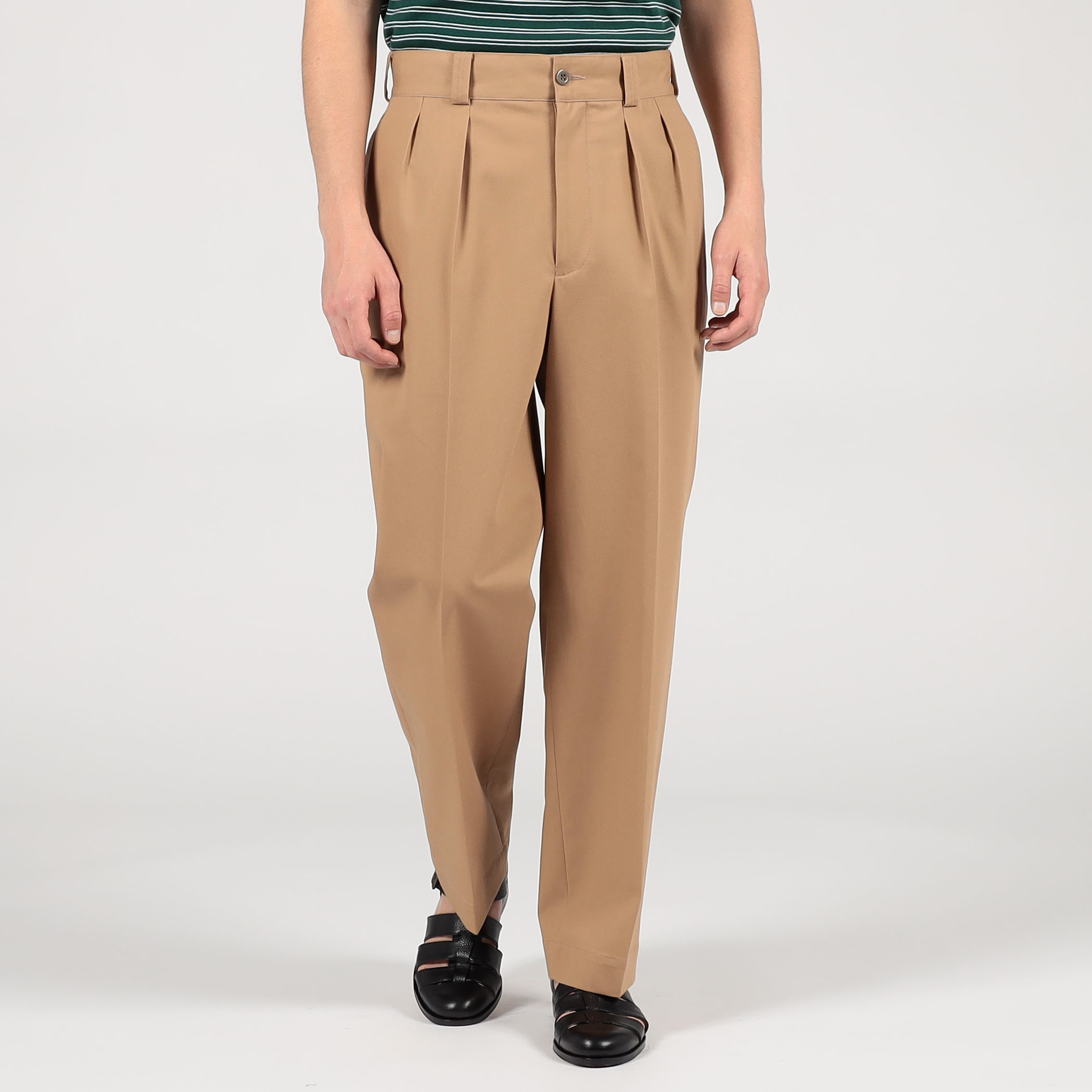 とんてんたん Tangent French army chino コットンツイルパンツ