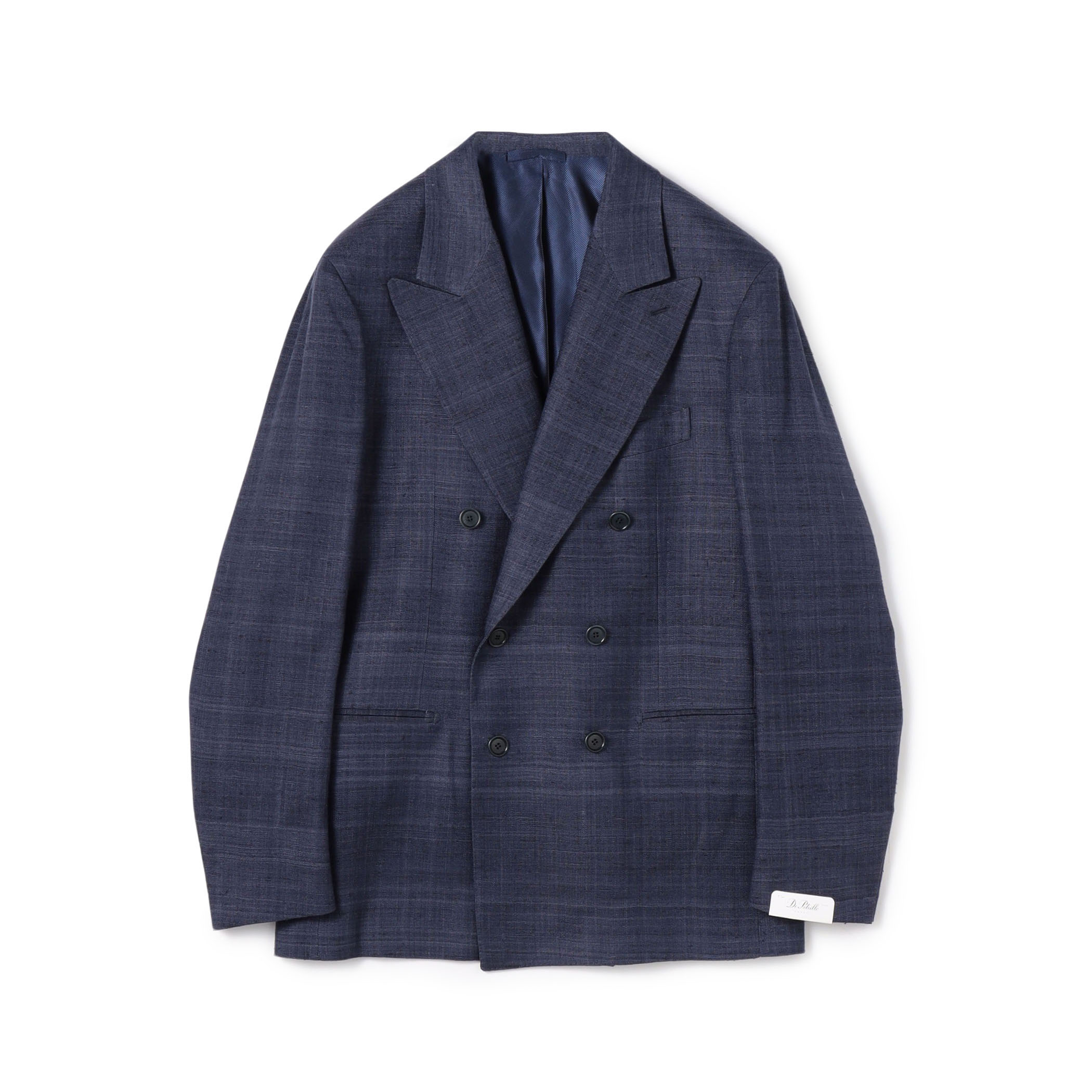 【別注】De Petrillo SIBILLA シルクネップ ダブルブレステッド6Bジャケット