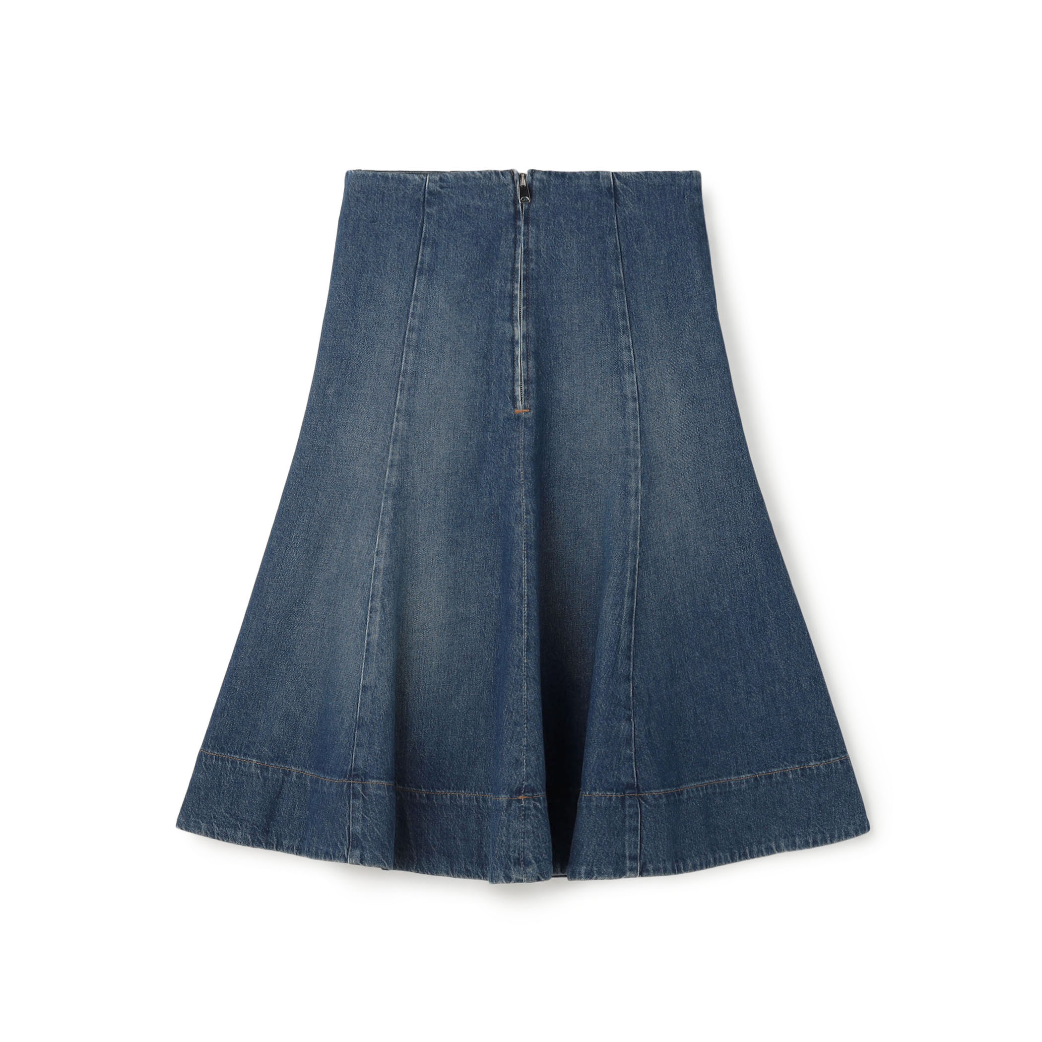 thetoe デニムスカート ライトブルーデニムフレアスカート KHAITE LENNOX SKIRT デニム フレアスカート｜トゥモローランド 公式サイト
