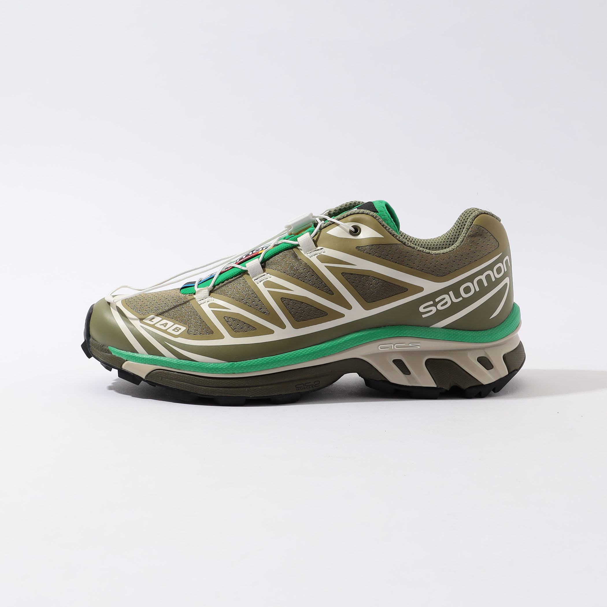 Salomon xt-6 グリーン系 24cm - スニーカー