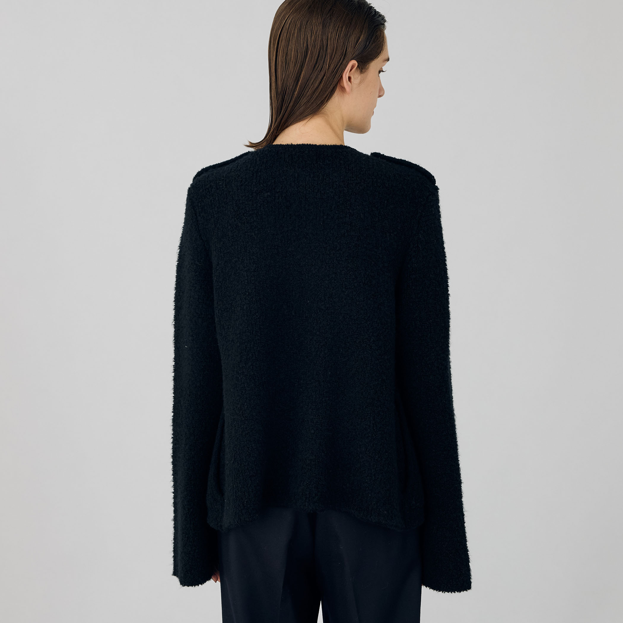 パイルステッチ ノーカラージャケット｜トゥモローランド 公式通販