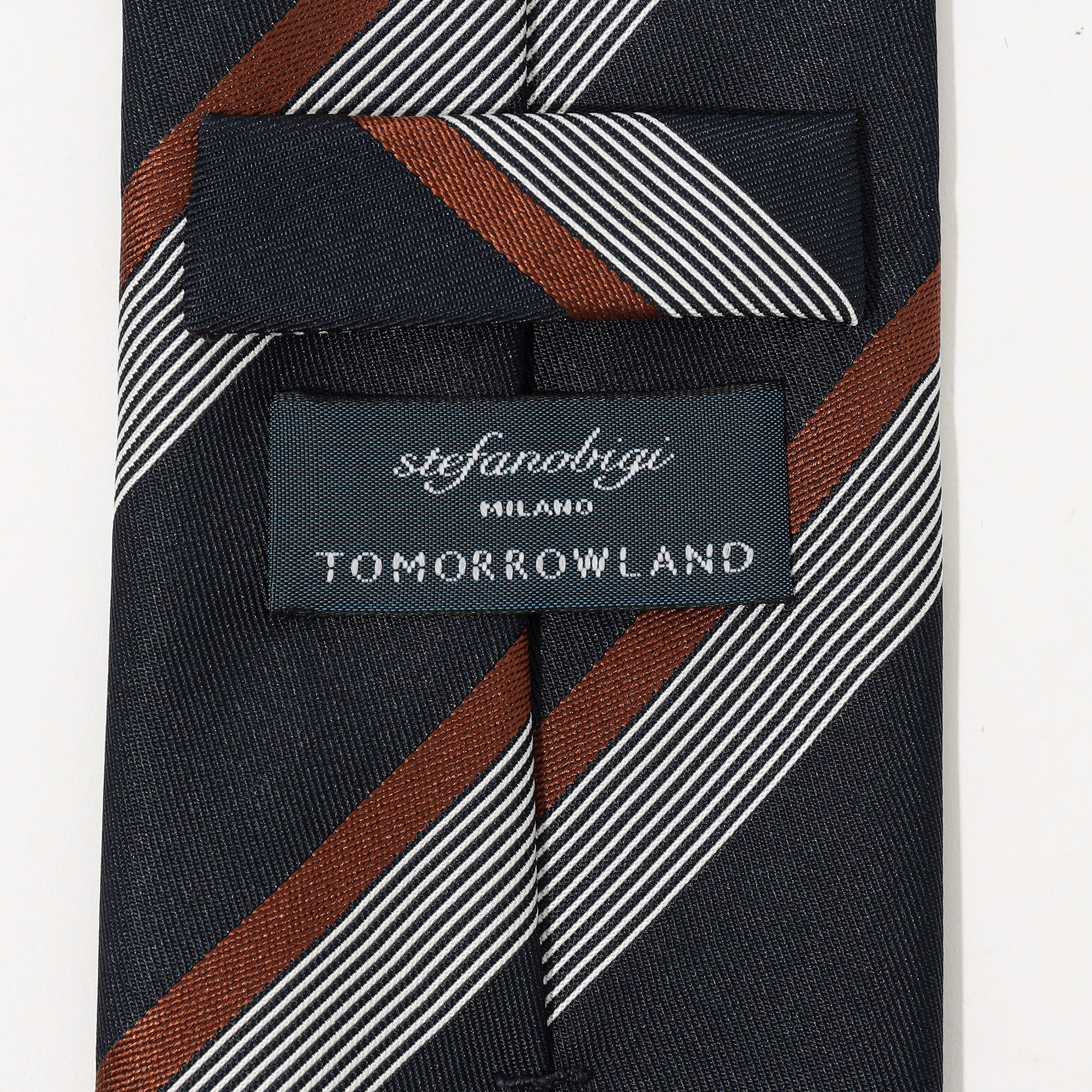 STEFANO BIGI シルク レジメンタルネクタイ｜トゥモローランド 公式通販