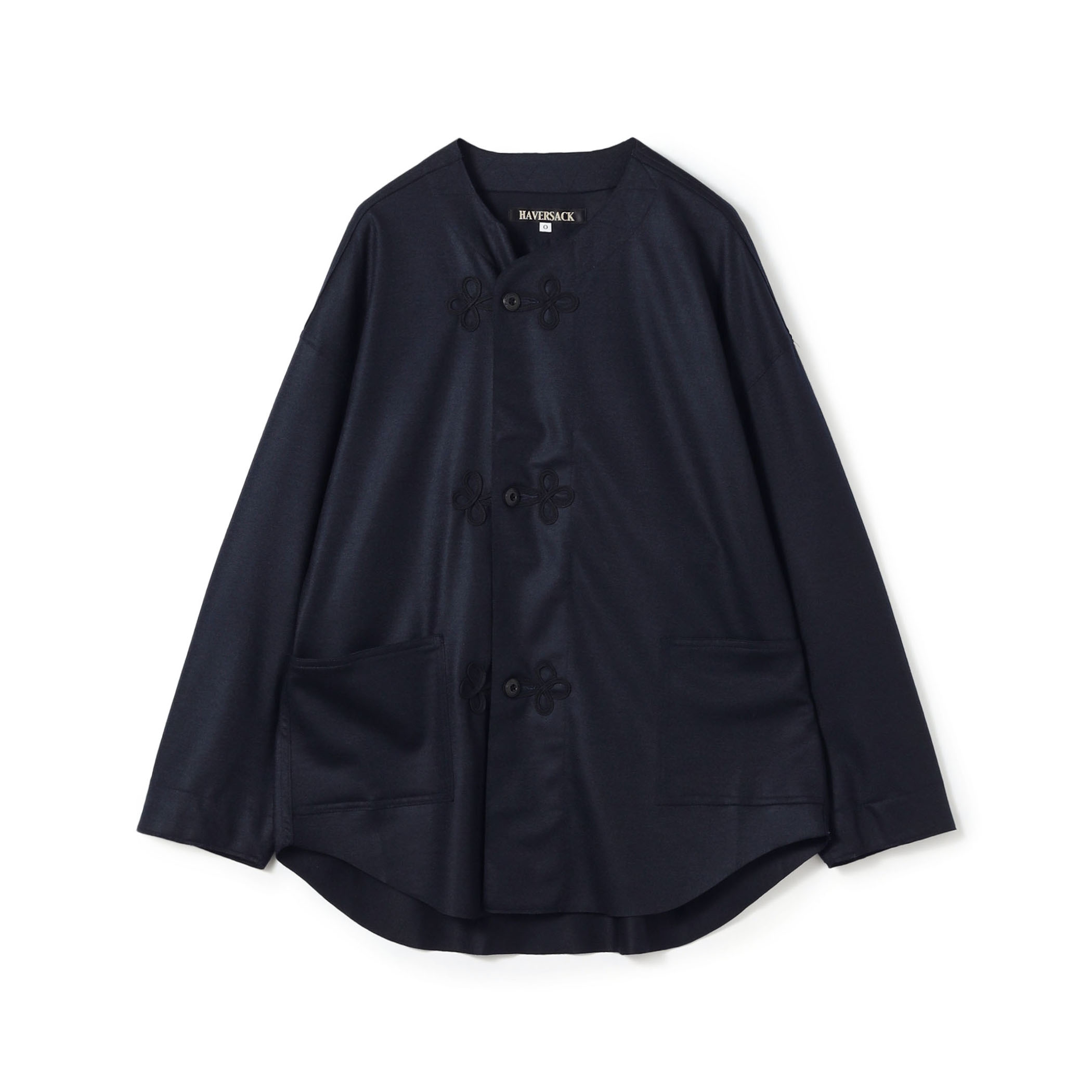 HAVERSACK WOOL ノーカラージャケット