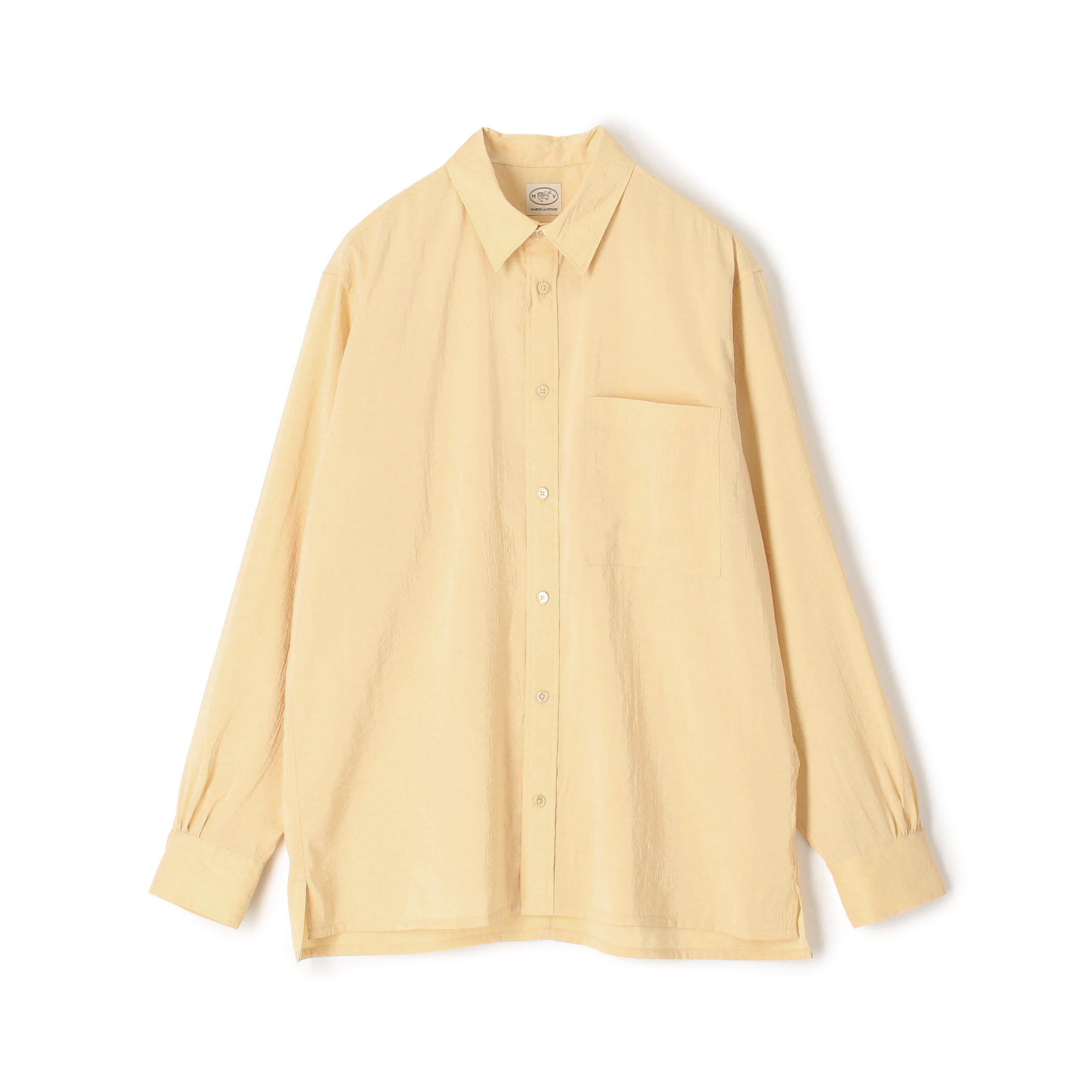 シルクナイロン レギュラーカラーシャツ