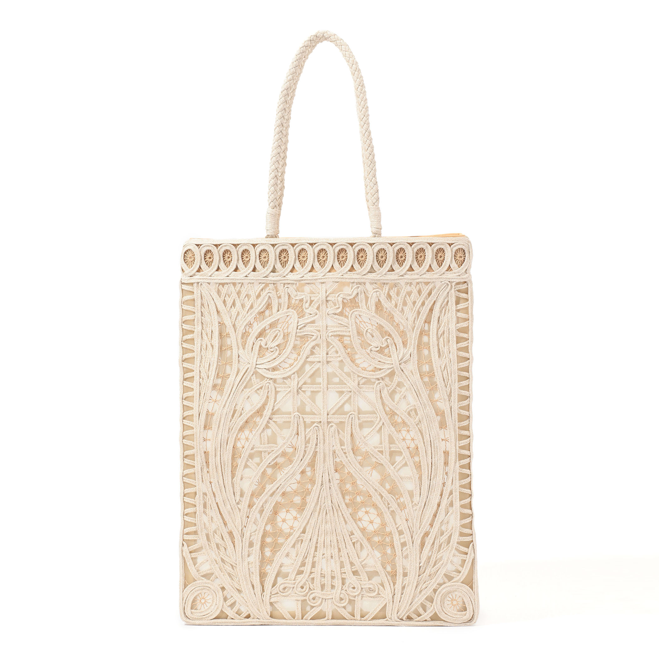 Mame Kurogouchi Embroidery Tote Bag