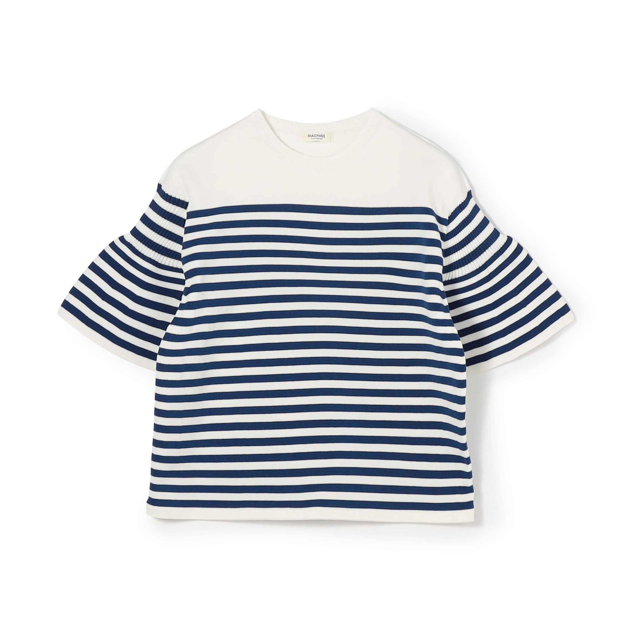 フォームニット ベルスリーブプルオーバー