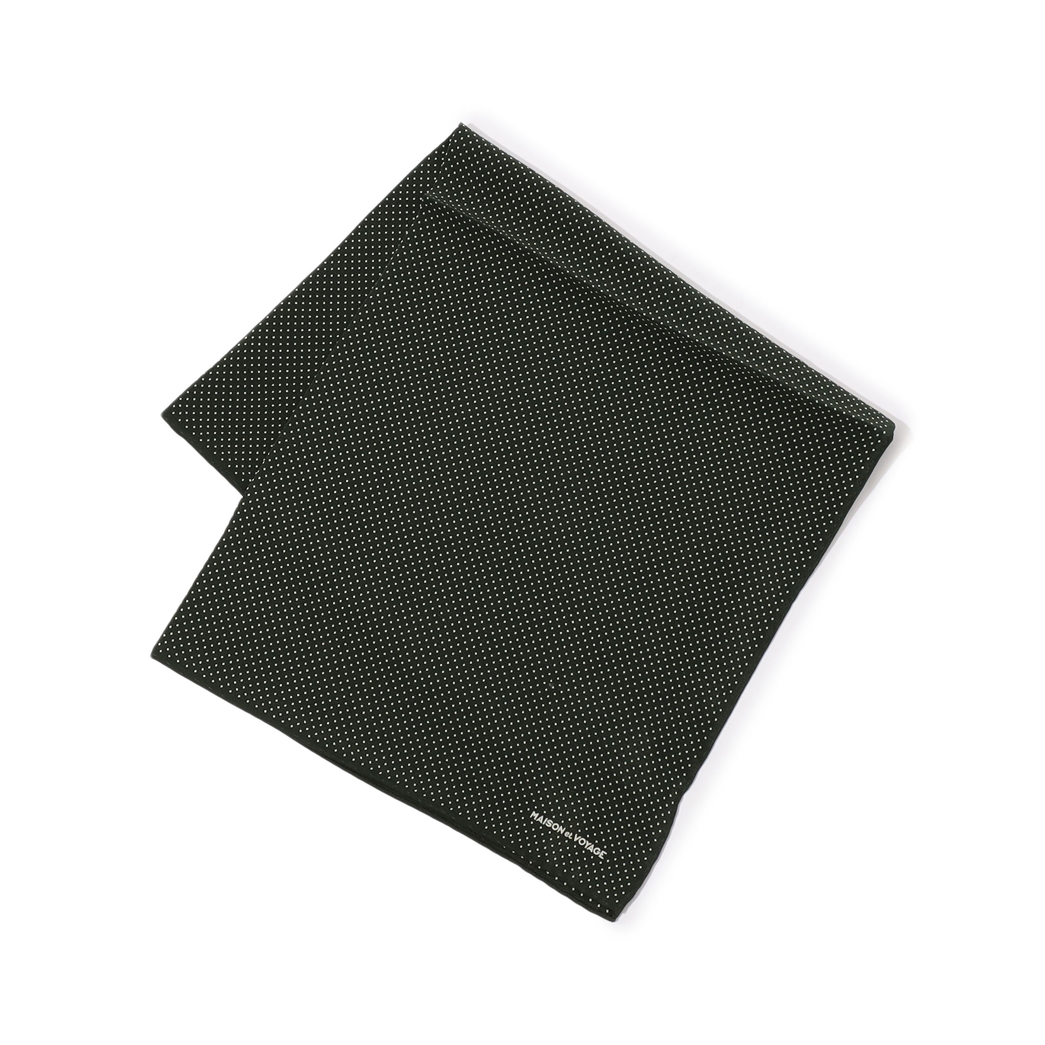 MAISON et VOYAGE シルク 1mmドット スカーフ