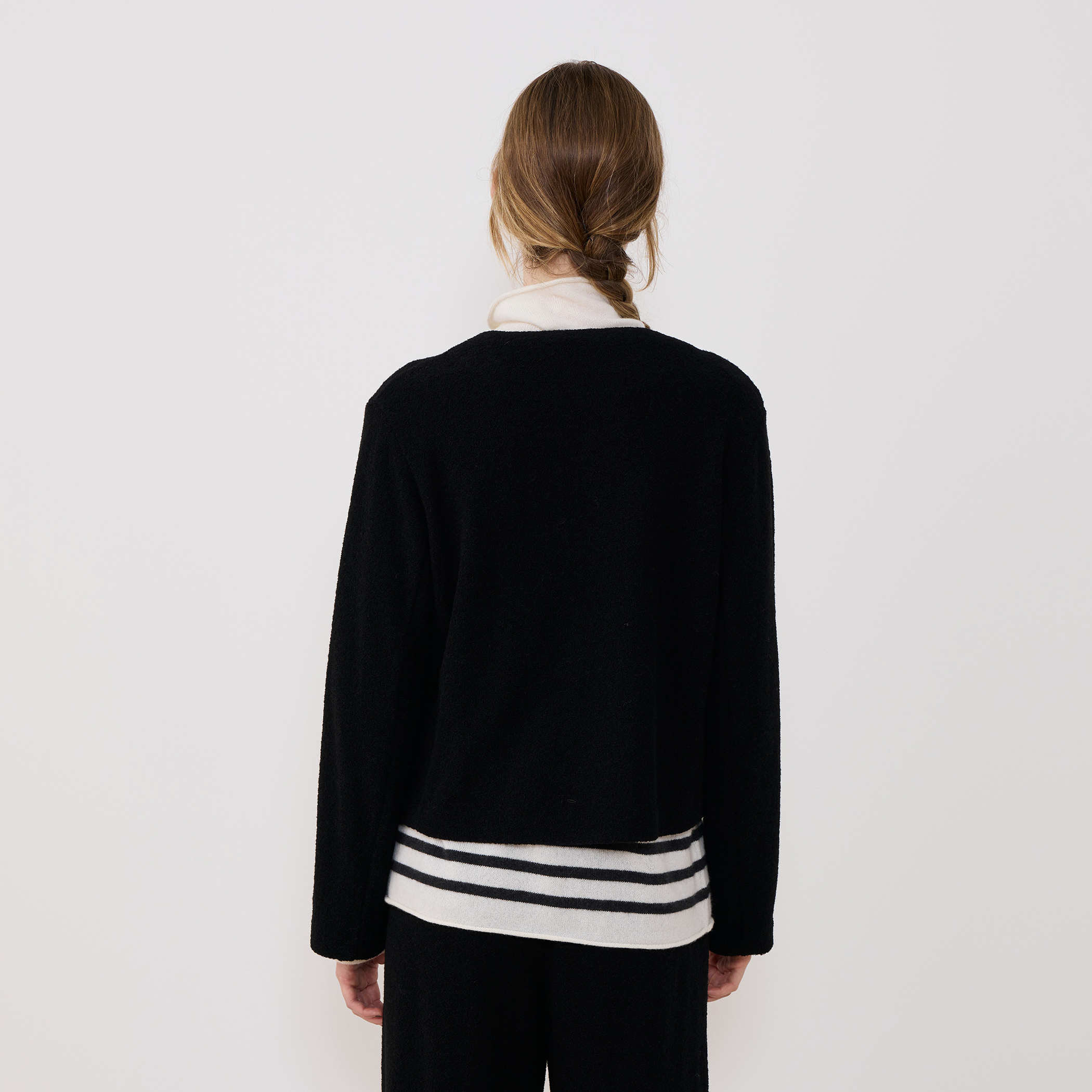 ファインブークレー クルーネックジャケット｜トゥモローランド 公式通販